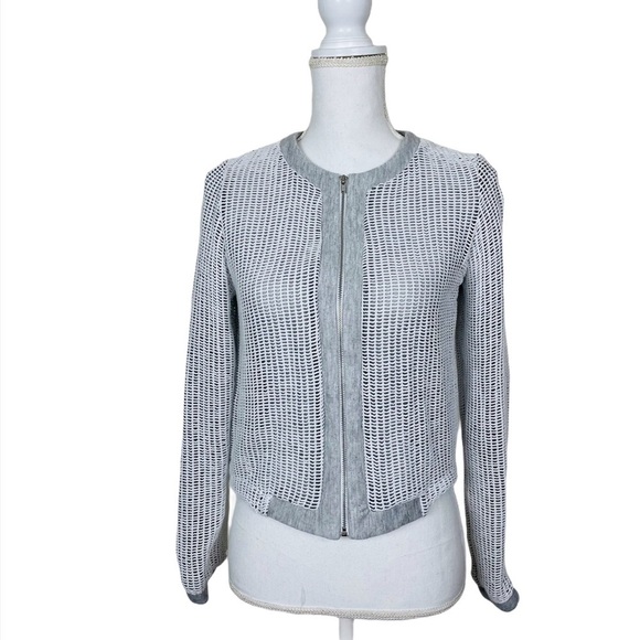 Waverly Grey Liberant White and Gray Jacket - Picture 1 of 13